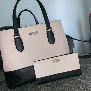 Matching Kate Spade purse and wallet set